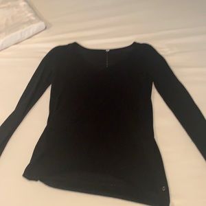 Black Lululemon v-neck light sweater